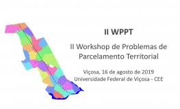II Workshop de Problemas de Parcelamento Territorial